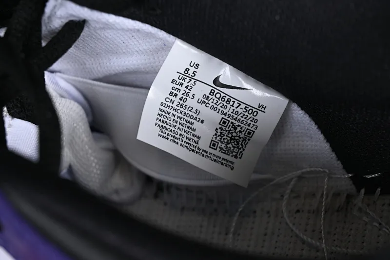 All categories Nk SB Dunk series Nk SB Dunk Low low-top sneakers Nk SB Dunk Low "Court Purple" black purple North Carolina blue low-top casual sports skateboard shoes BQ6817-500